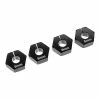 Corally Wheel Hex Adapter - Alu. - 4 Pcs