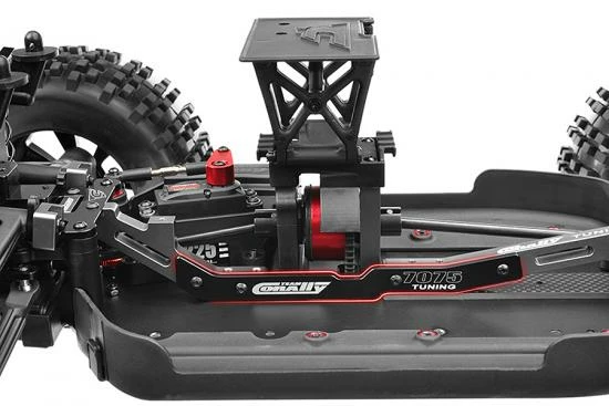 Corally Chassis Stiffener Xtr 7075 T6 3mm Hard Black Anodise - Image 2