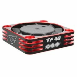 Corally Ultra High Speed Alloy Cooling Fan - 40mm 6 - 8.4V - Black/Red